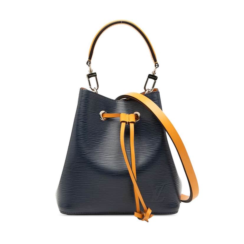 Louis Vuitton Epi Neonoe BB Blue Leather Good condition - Front View
