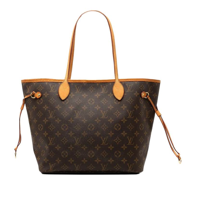 Louis Vuitton Monogram Neverfull MM Brown Good condition - Front View