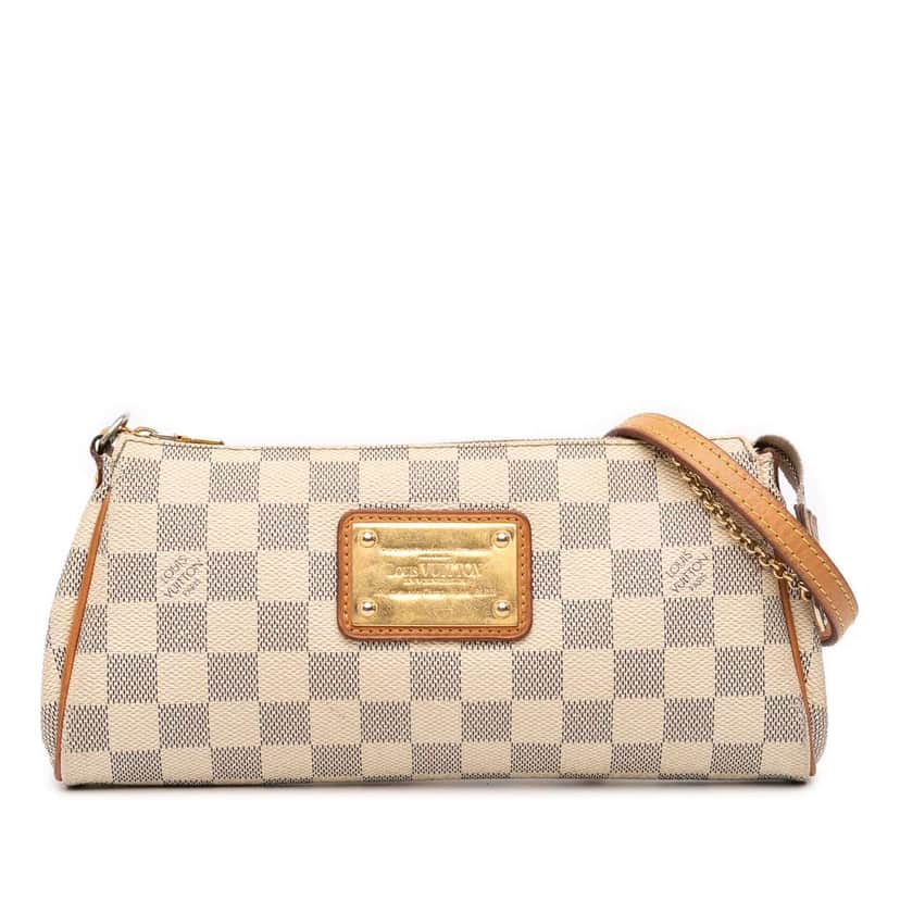 Louis Vuitton Damier Azur Eva White Canvas Good condition - Front View
