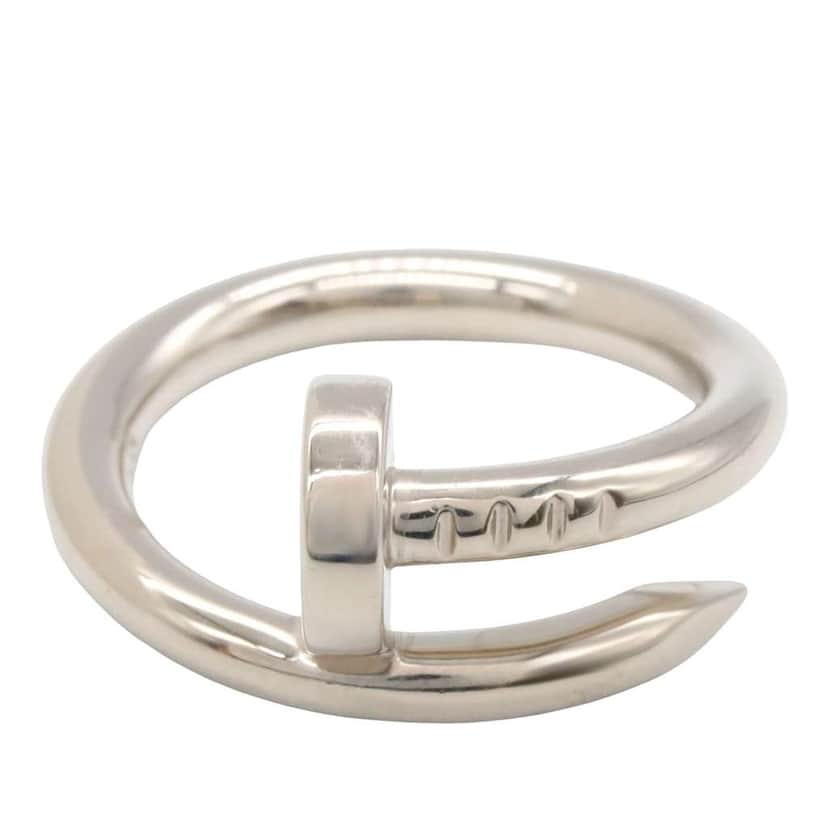 Cartier 18K White Gold Classic Juste un Clou Ring Silver White Gold Good condition - Front View
