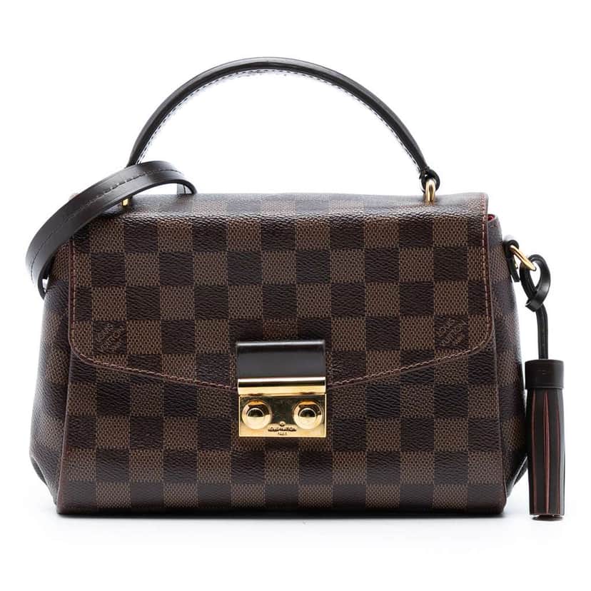Louis Vuitton Damier Ebene Croisette Brown Good condition - Front View