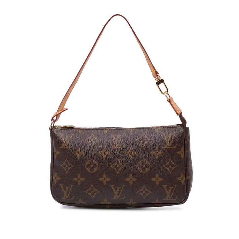 Louis Vuitton Monogram Pochette Accessoires Brown Good condition - Front View