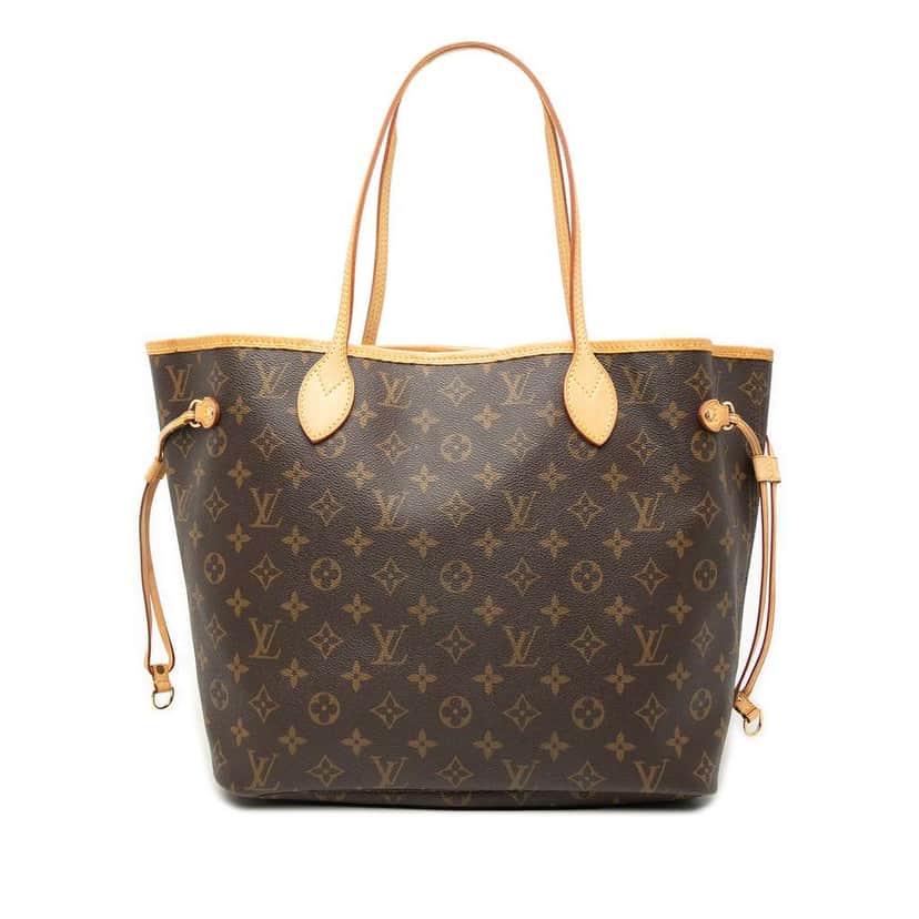 Louis Vuitton Monogram Neverfull MM Brown Good condition - Front View