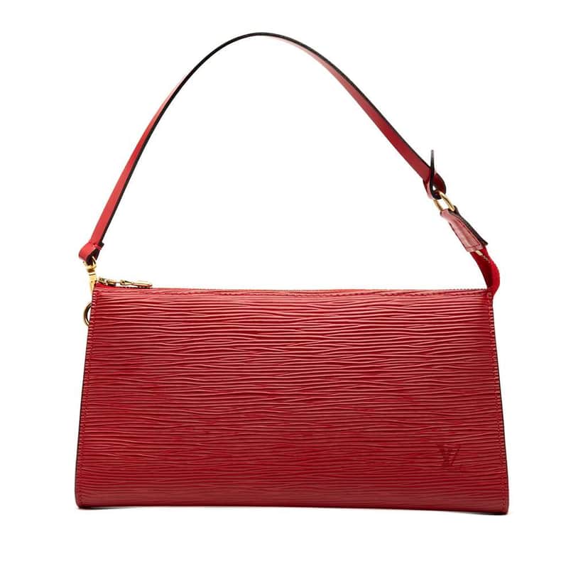 Louis Vuitton Epi Pochette Accessoires Red Leather Good condition - Front View