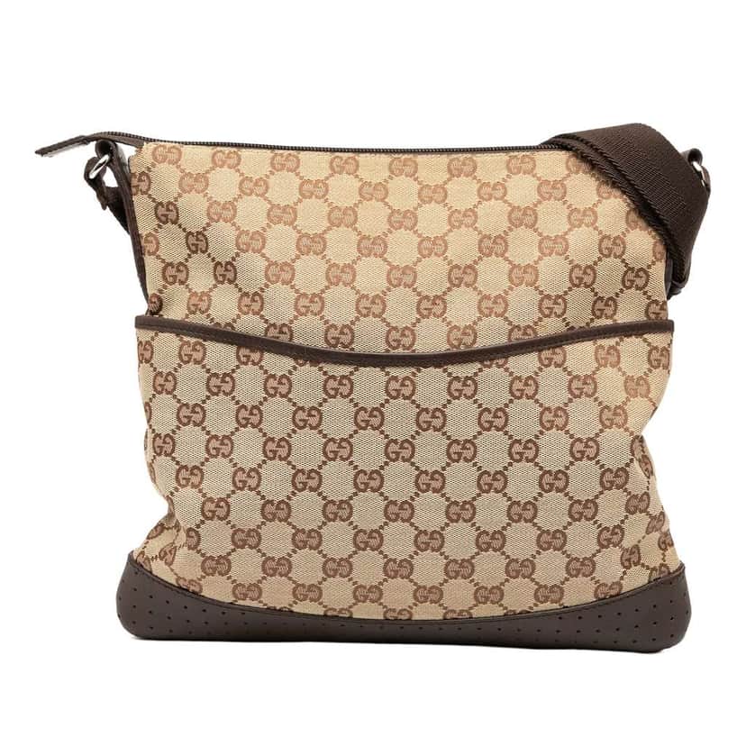 Gucci GG Canvas Crossbody Brown Canvas Good condition - Front View