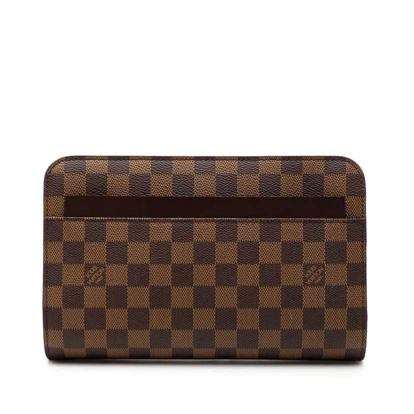 Louis Vuitton Damier Ebene Saint Louis Pochette Brown Good condition - Front View