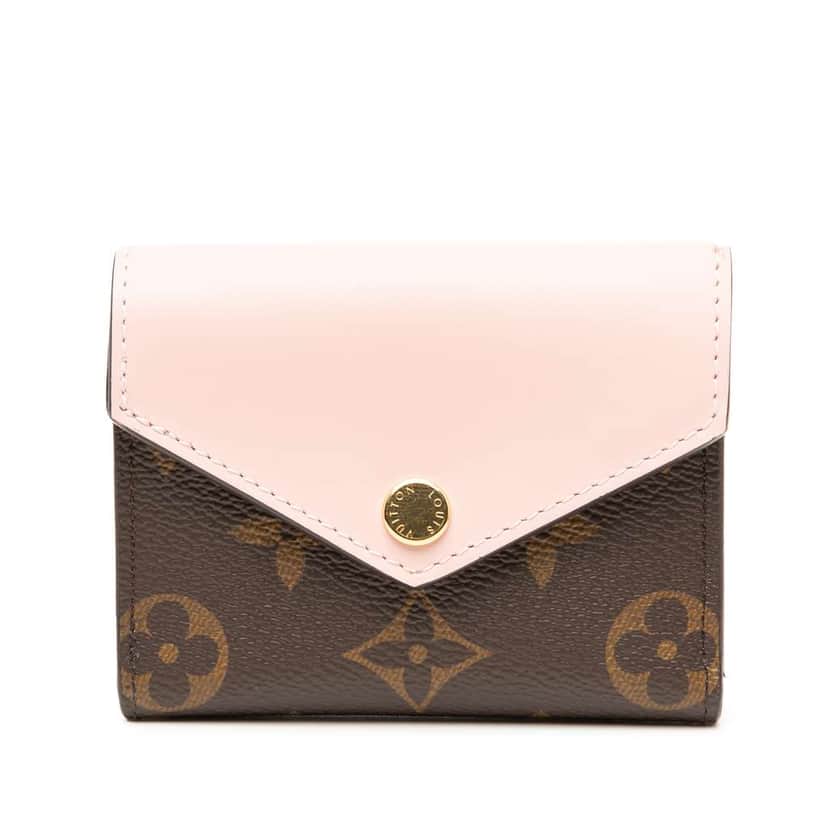Louis Vuitton Monogram Zoe Wallet Brown Good condition - Front View