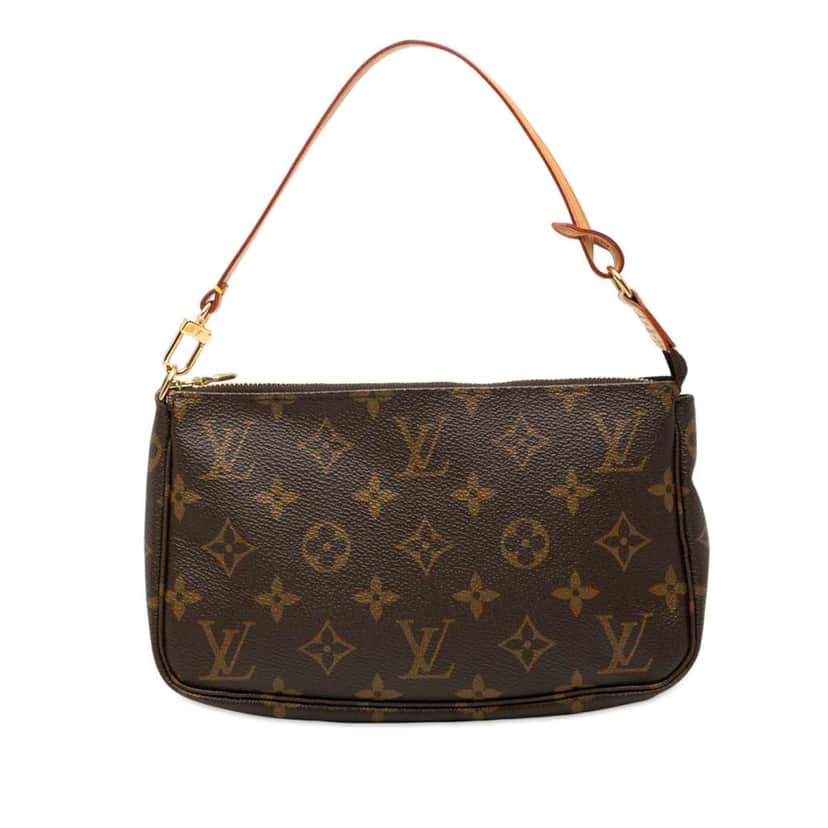 Louis Vuitton Monogram Pochette Accessoires Brown Good condition - Front View