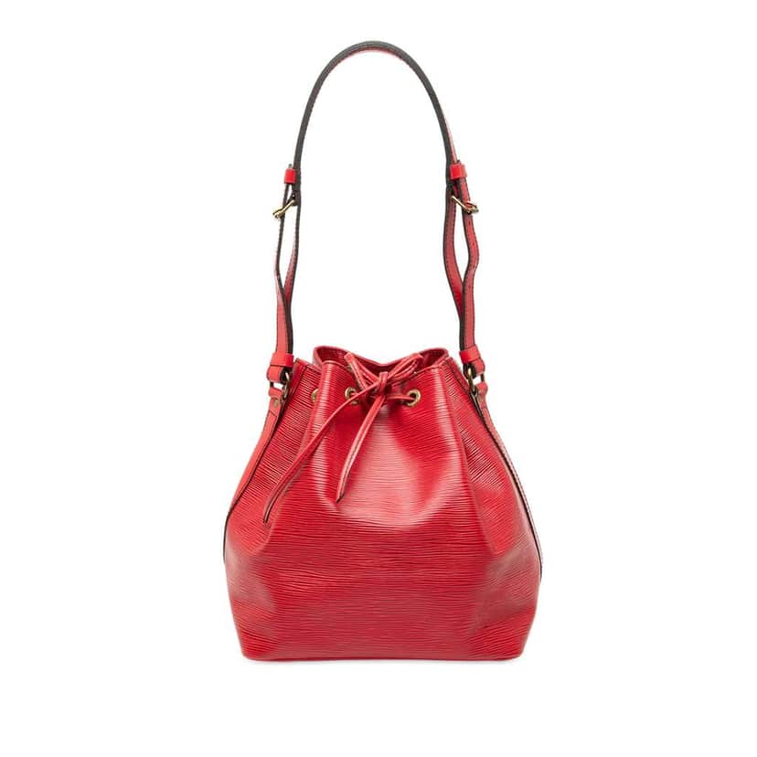 Louis Vuitton Epi Petit Noe Red Leather Good condition - Front View