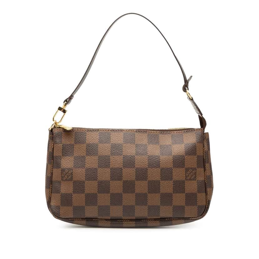 Louis Vuitton Damier Ebene Pochette Accessoires Brown Good condition - Front View