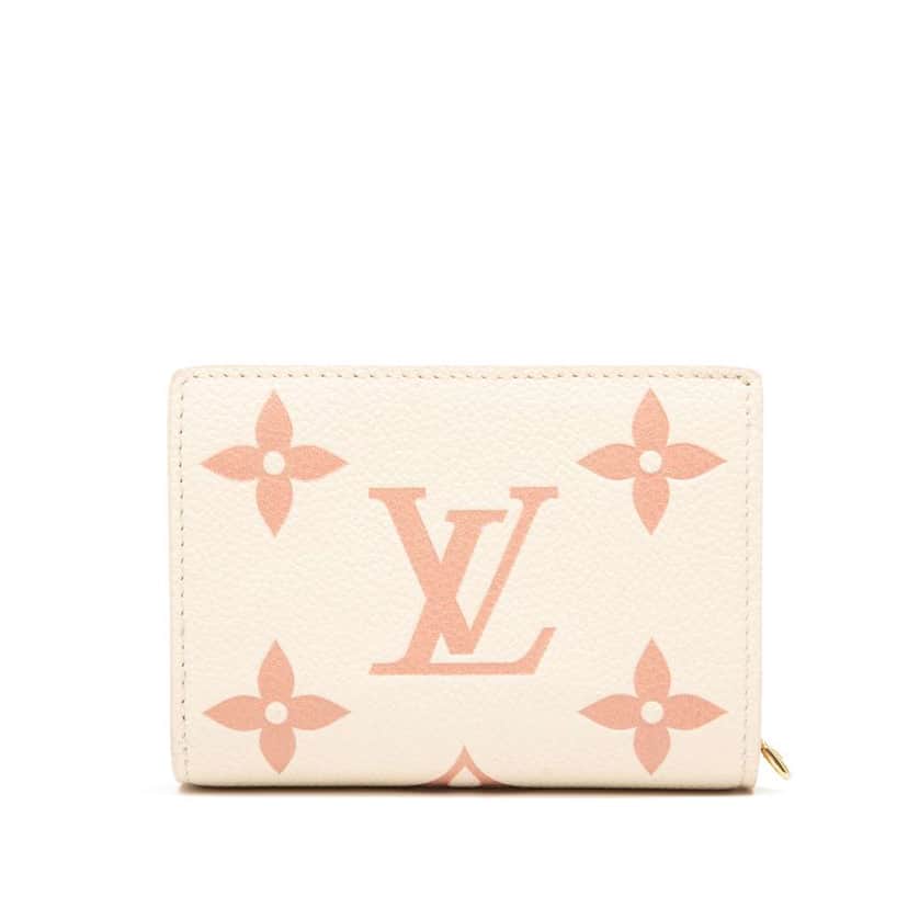 Louis Vuitton Monogram Empreinte Clea Wallet Pink Leather Good condition - Front View