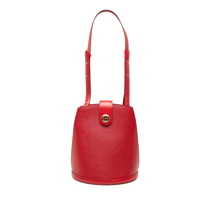 Louis Vuitton Epi Cluny Red Leather Good condition - Front View