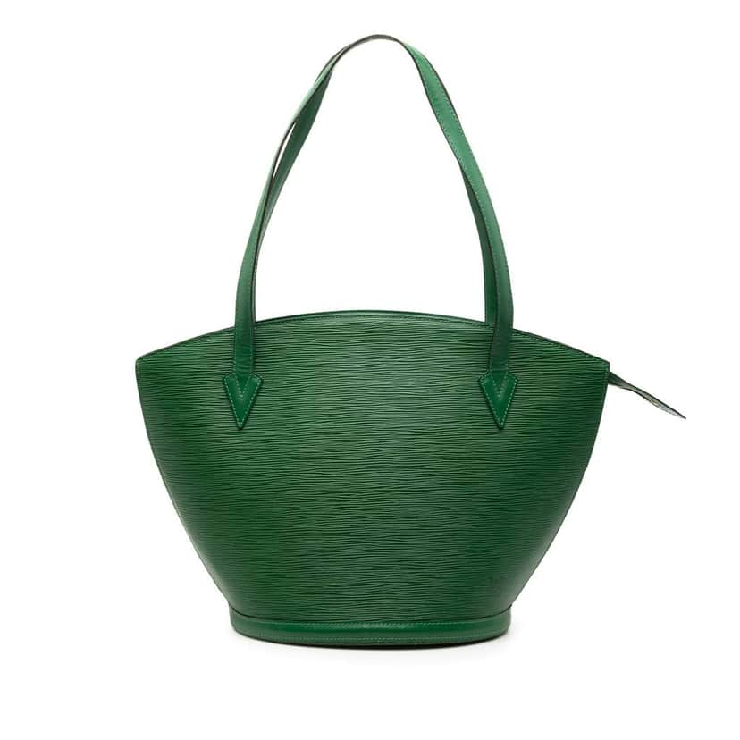 Louis Vuitton Epi Saint Jacques GM Long Strap Green Leather Good condition - Front View