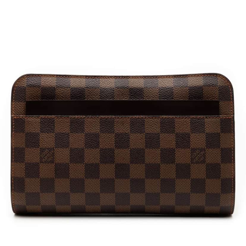 Louis Vuitton Damier Ebene Saint Louis Pochette Brown Good condition - Front View