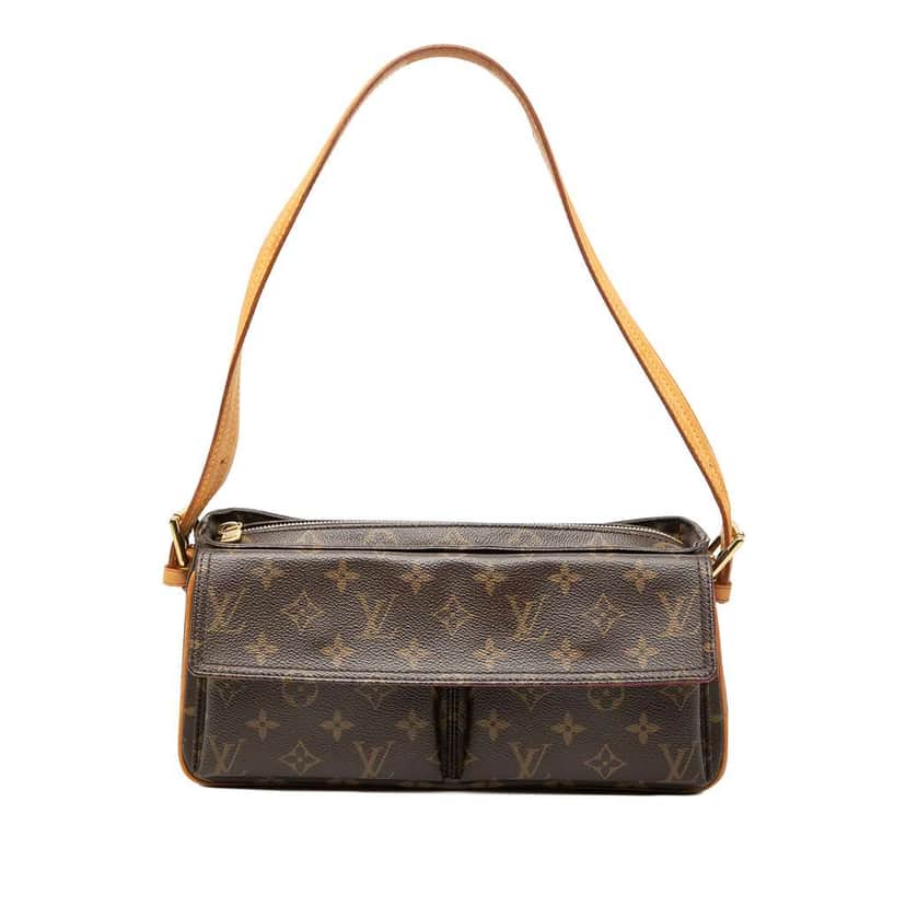 Louis Vuitton Monogram Viva Cite MM Brown Good condition - Front View