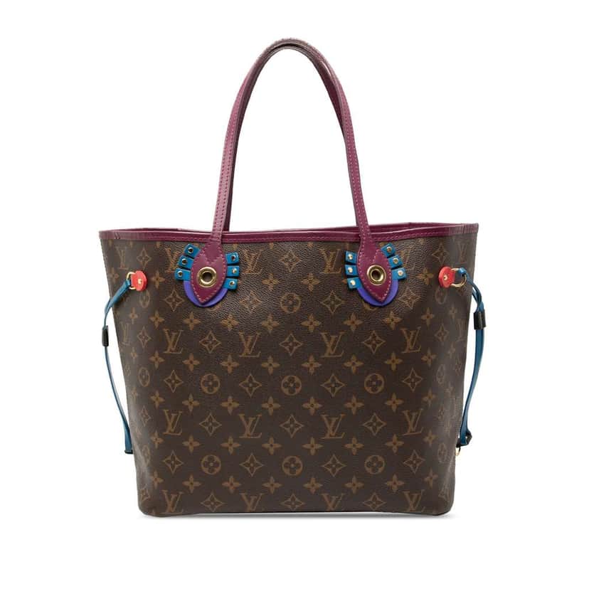 Louis Vuitton Monogram Totem Neo Neverfull MM Brown Good condition - Front View