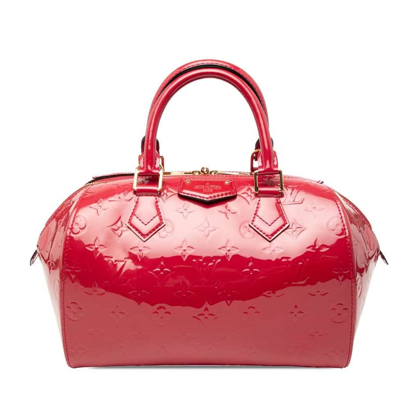 Louis Vuitton Monogram Vernis Montana Red Leather Good condition - Front View