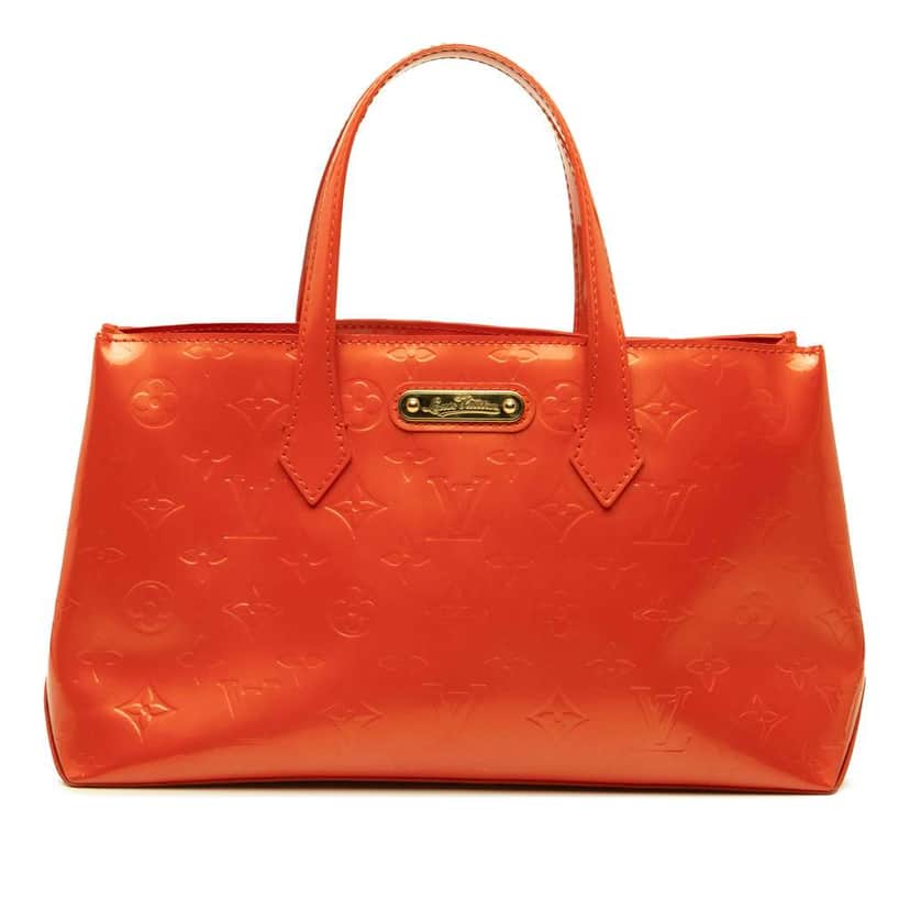 Louis Vuitton Monogram Vernis Wilshire PM Red Leather Good condition - Front View