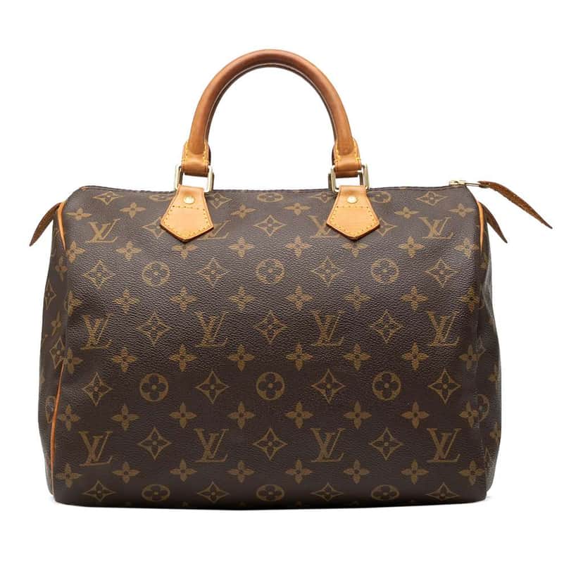 Louis Vuitton Monogram Speedy 30 Brown Good condition - Front View