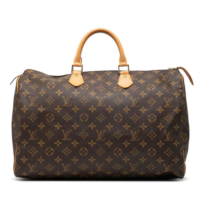 Louis Vuitton Monogram Speedy 40 Brown Good condition - Front View