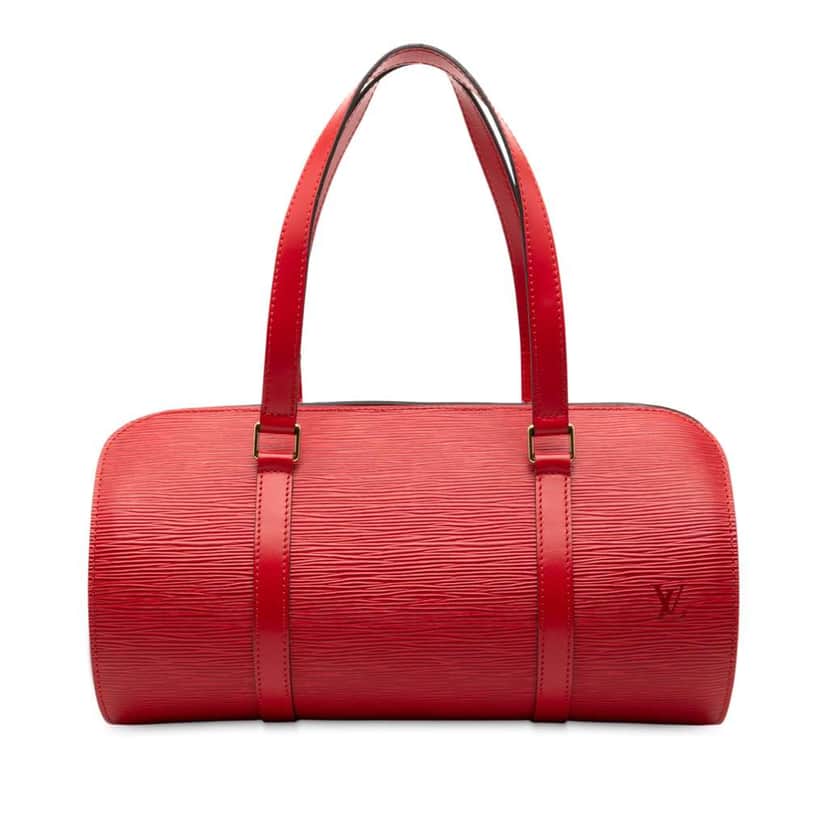 Louis Vuitton Epi Soufflot Red Leather Good condition - Front View