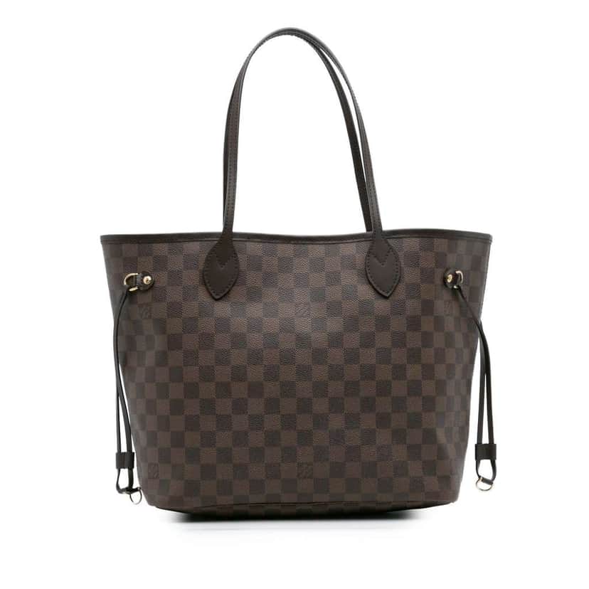 Louis Vuitton Damier Ebene Neverfull MM Brown Good condition - Front View