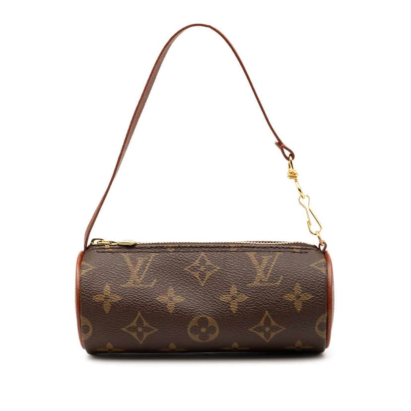 Louis Vuitton Monogram Papillon Pochette Brown Very good condition - Front View