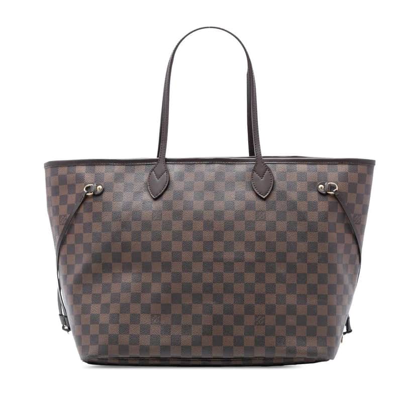 Louis Vuitton Damier Ebene Neverfull GM Brown Good condition - Front View