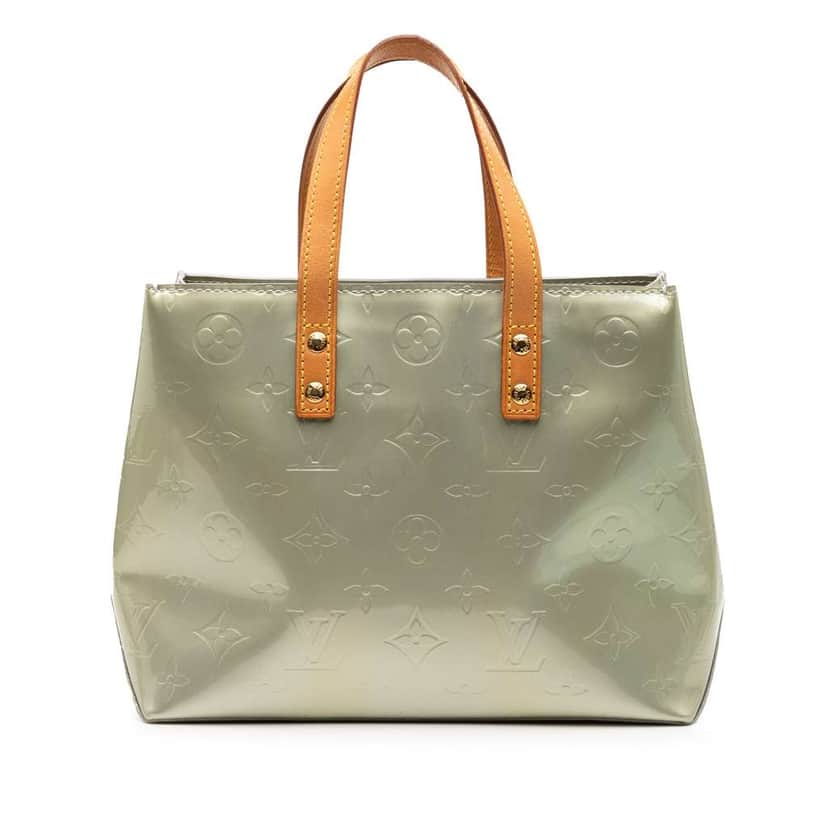 Louis Vuitton Monogram Vernis Reade PM Grey Leather Good condition - Front View