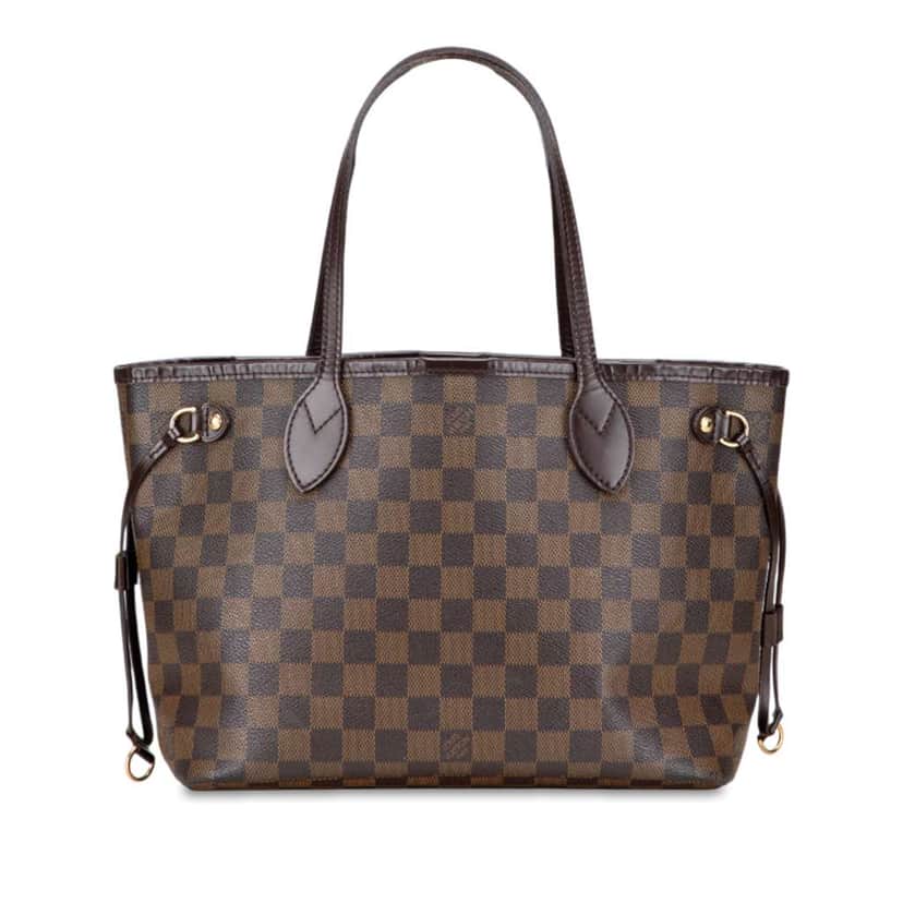 Louis Vuitton Damier Ebene Neverfull PM Brown Good condition - Front View