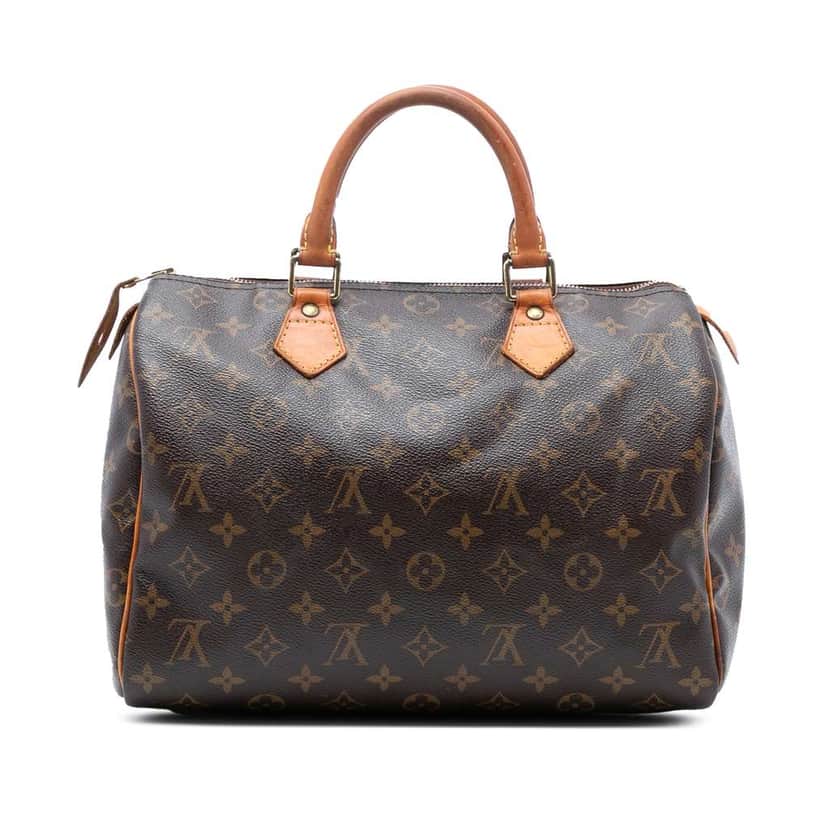 Louis Vuitton Monogram Speedy 30 Brown Good condition - Front View