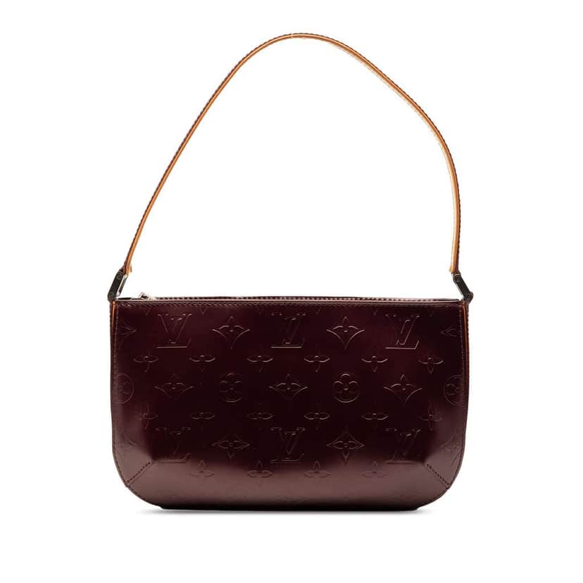 Louis Vuitton Monogram Mat Fowler Purple Leather Good condition - Front View