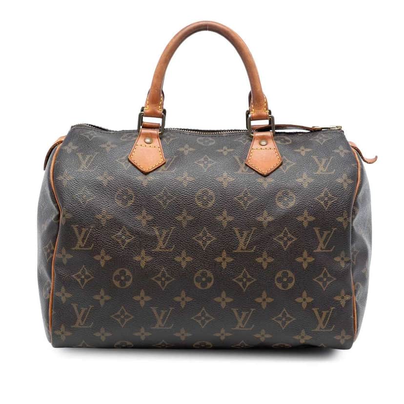 Louis Vuitton Monogram Speedy 30 Brown Good condition - Front View