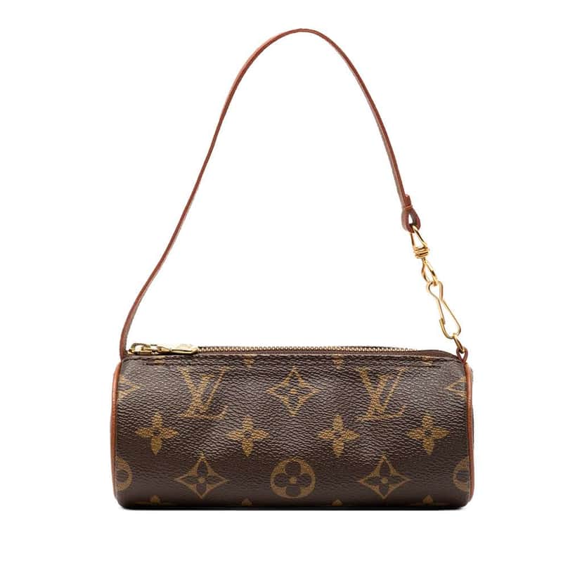 Louis Vuitton Monogram Papillon Pochette Brown Very good condition - Front View