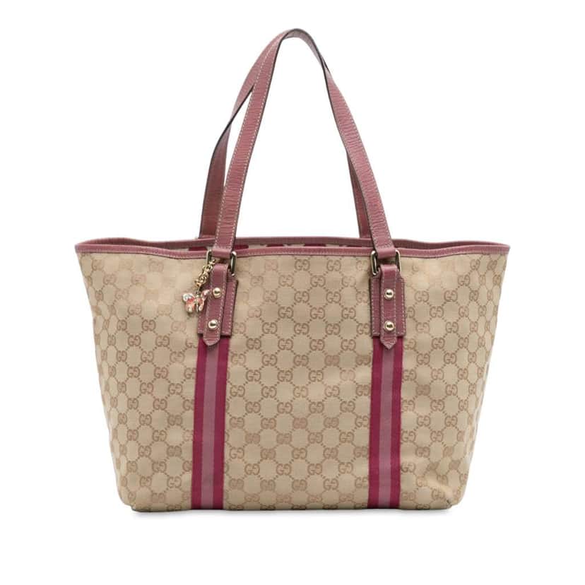 Gucci Large GG Canvas Jolicoeur Tote Brown Canvas Good condition - Front View