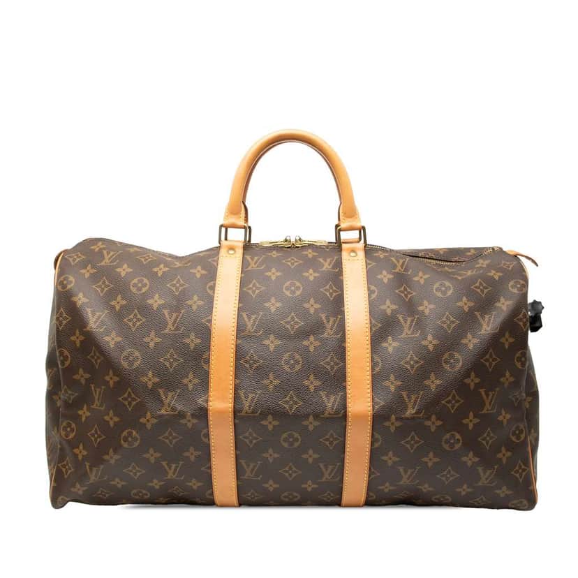 Louis Vuitton Monogram Keepall 50 Brown Very good condition - Front View