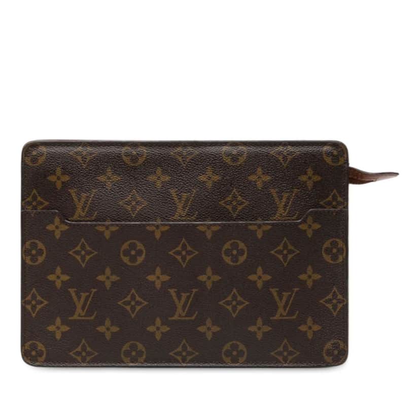 Louis Vuitton Monogram Pochette Homme Brown Good condition - Front View