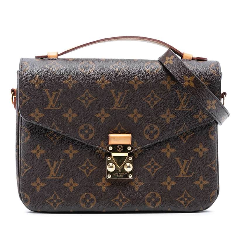 Louis Vuitton Monogram Pochette Metis Brown Good condition - Front View