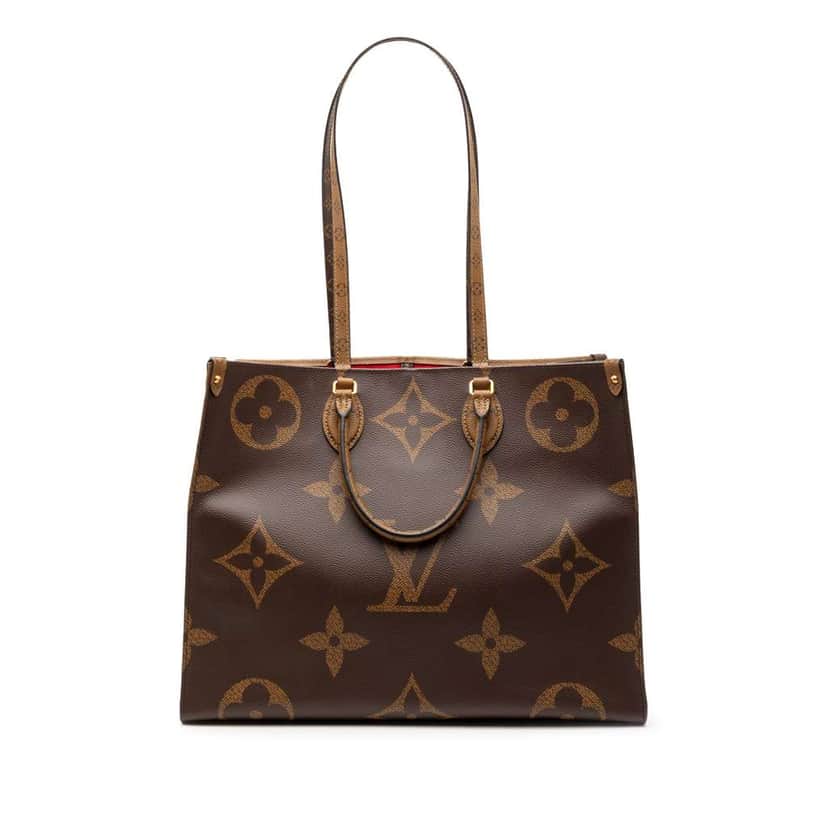 Louis Vuitton Monogram Reverse Giant OnTheGo GM Brown Good condition - Front View