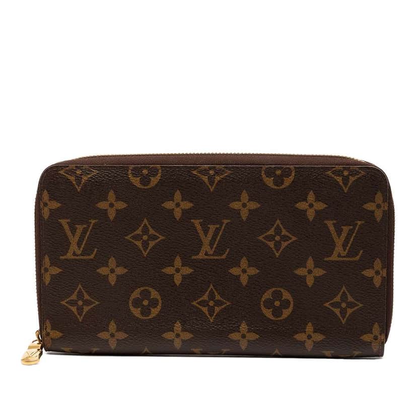 Louis Vuitton Monogram Zippy Organizer Wallet Brown Good condition - Front View