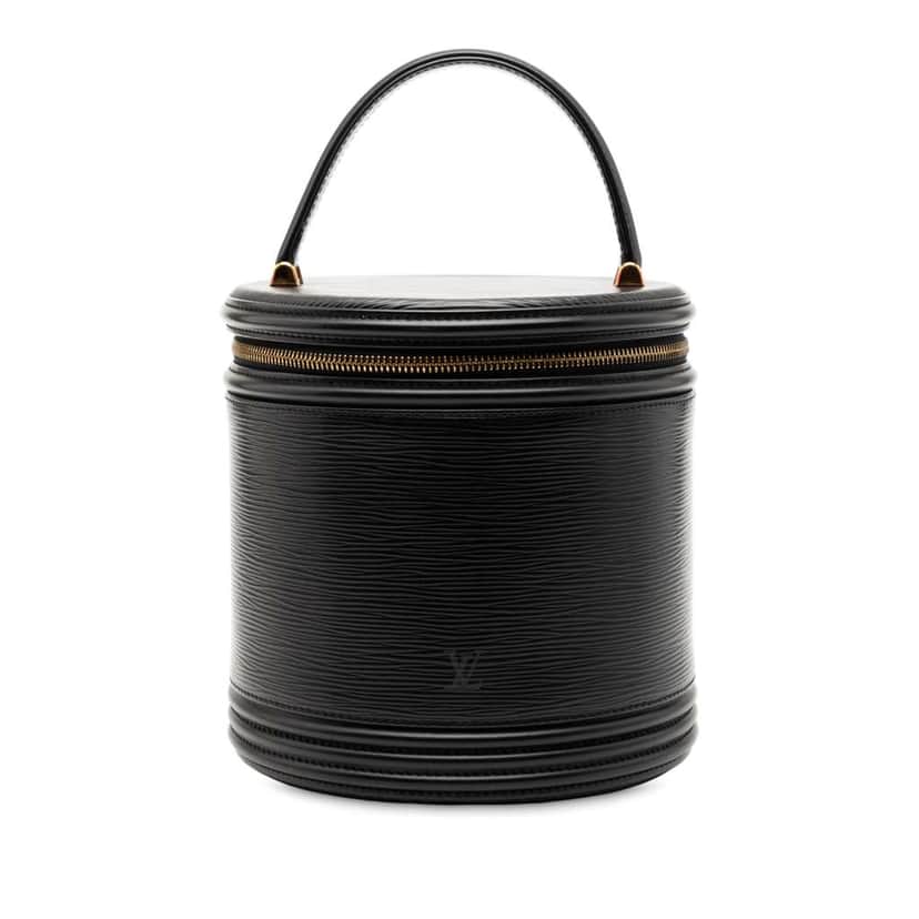 Louis Vuitton Epi Cannes Black Leather Fair condition - Front View