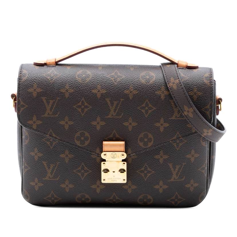Louis Vuitton Monogram Pochette Metis Brown Good condition - Front View