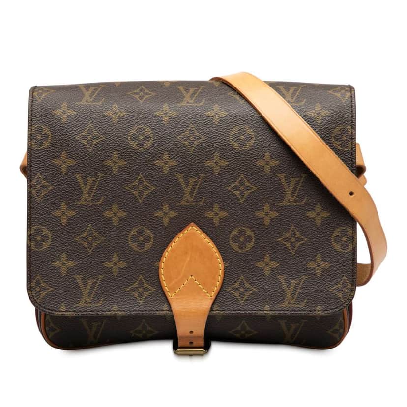 Louis Vuitton Monogram Cartouchiere GM Brown Good condition - Front View