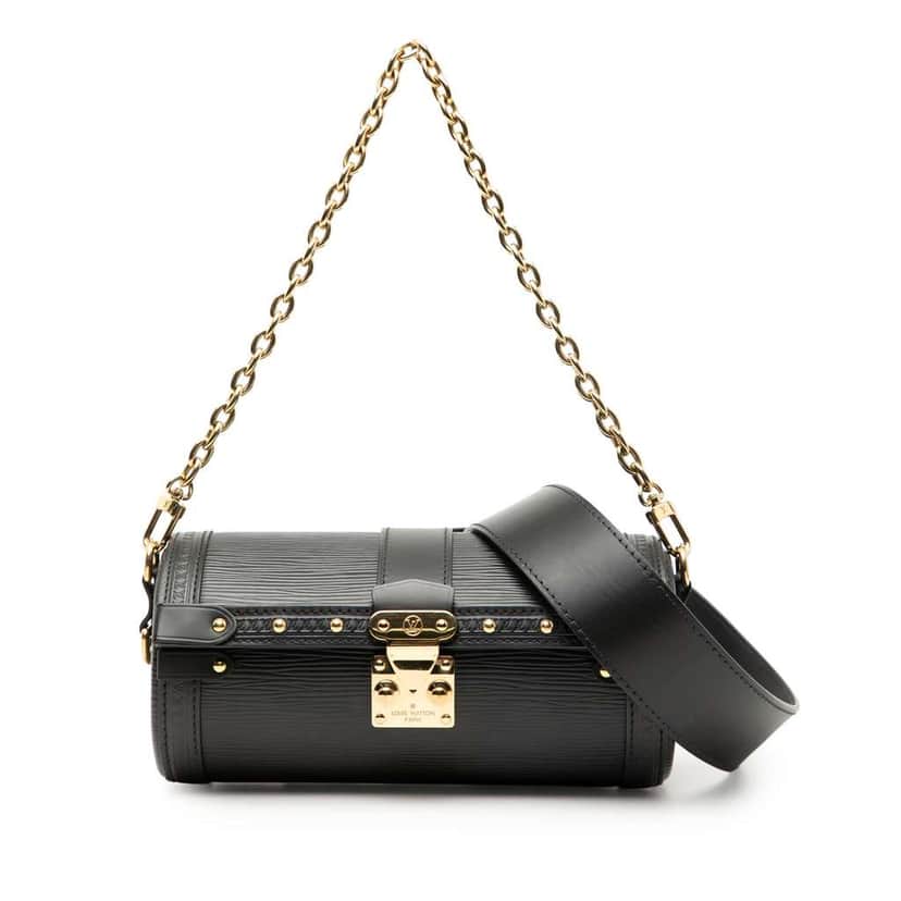 Louis Vuitton Epi Papillon Trunk Black Leather Very good condition - Front View