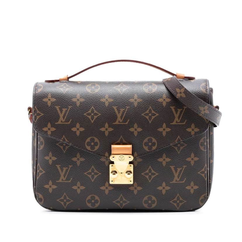 Louis Vuitton Monogram Pochette Metis Brown Good condition - Front View