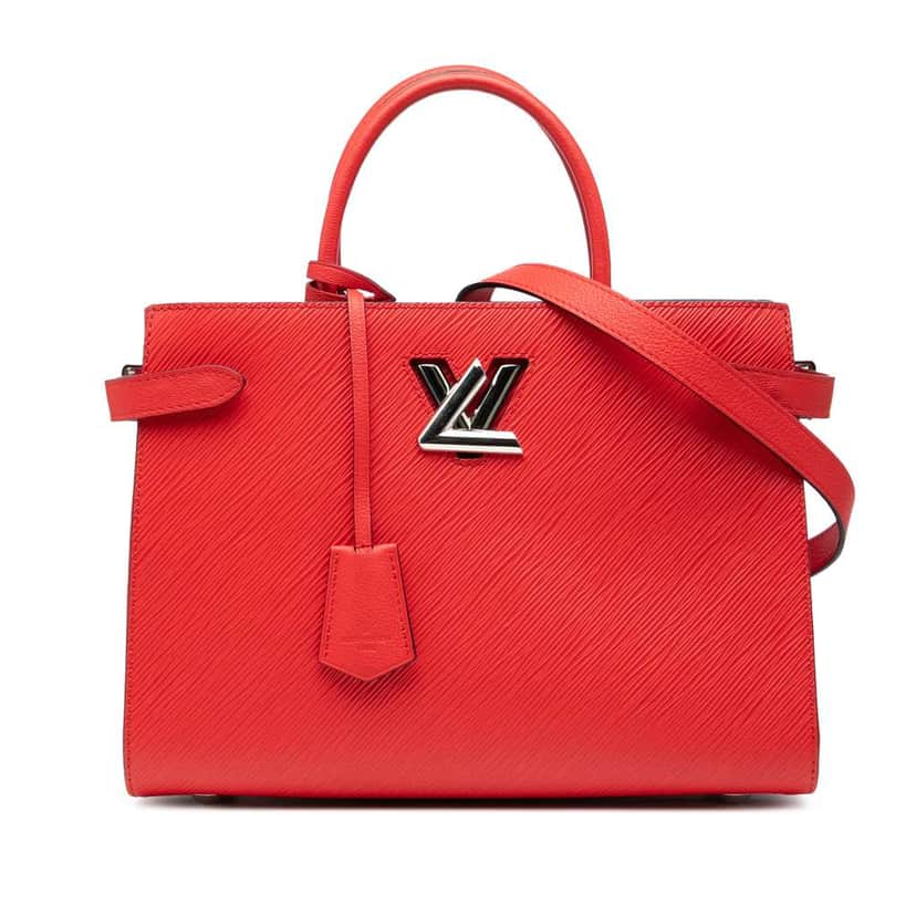 Louis Vuitton Epi Twist Tote Red Leather Good condition - Front View