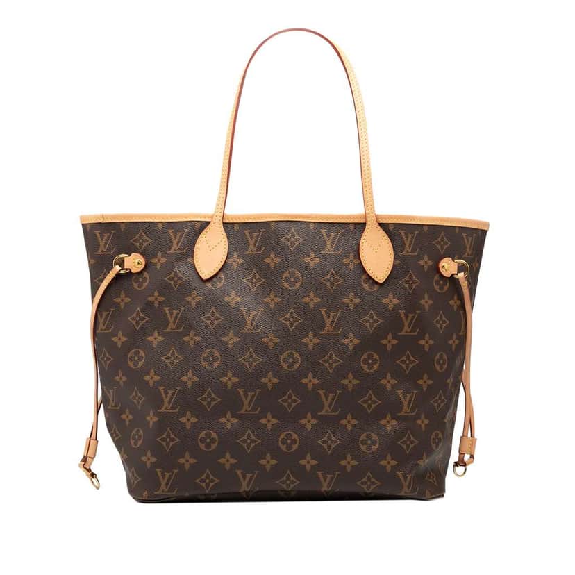 Louis Vuitton Monogram Neverfull MM Brown Good condition - Front View