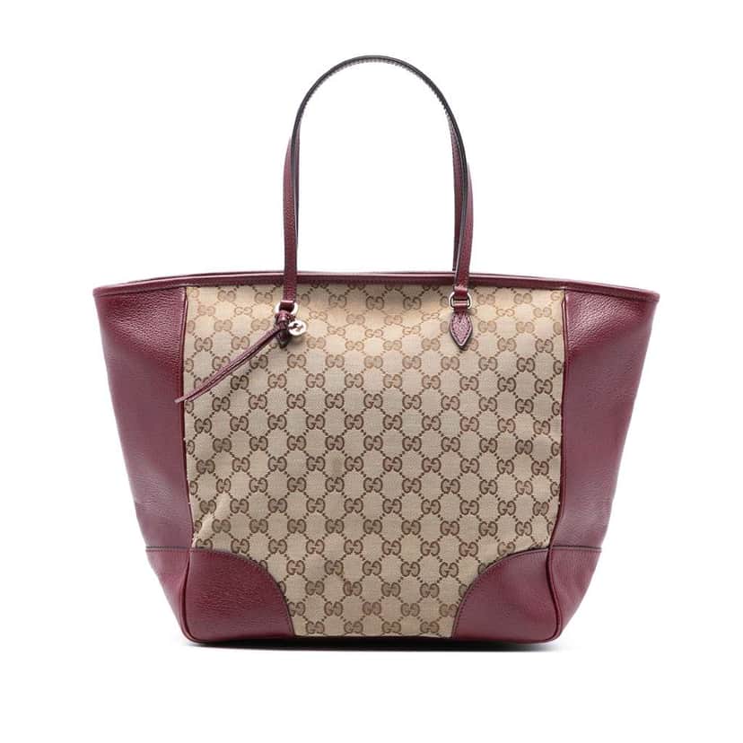 Gucci GG Canvas Bree Tote Brown Canvas Very good condition - Front View