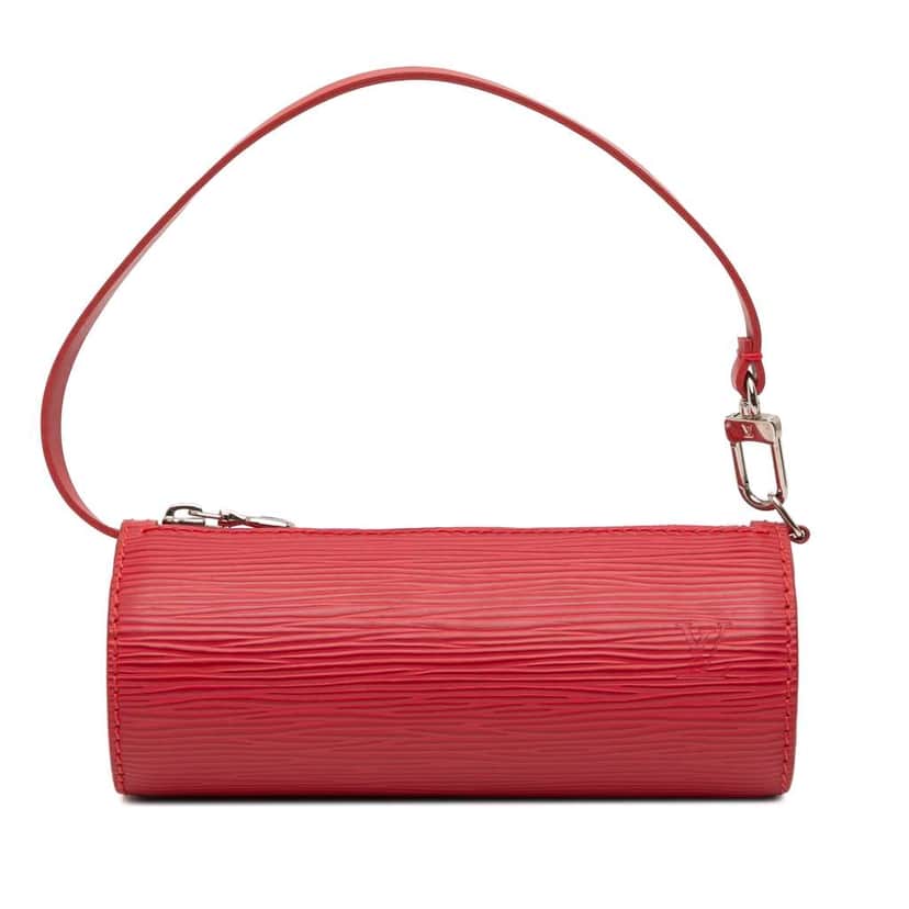 Louis Vuitton Epi Pochette Papillon Red Leather Good condition - Front View