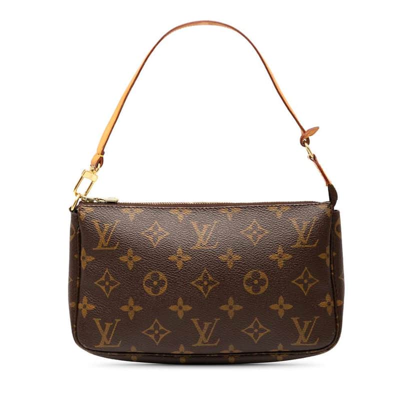 Louis Vuitton Monogram Pochette Accessoires Brown Very good condition - Front View
